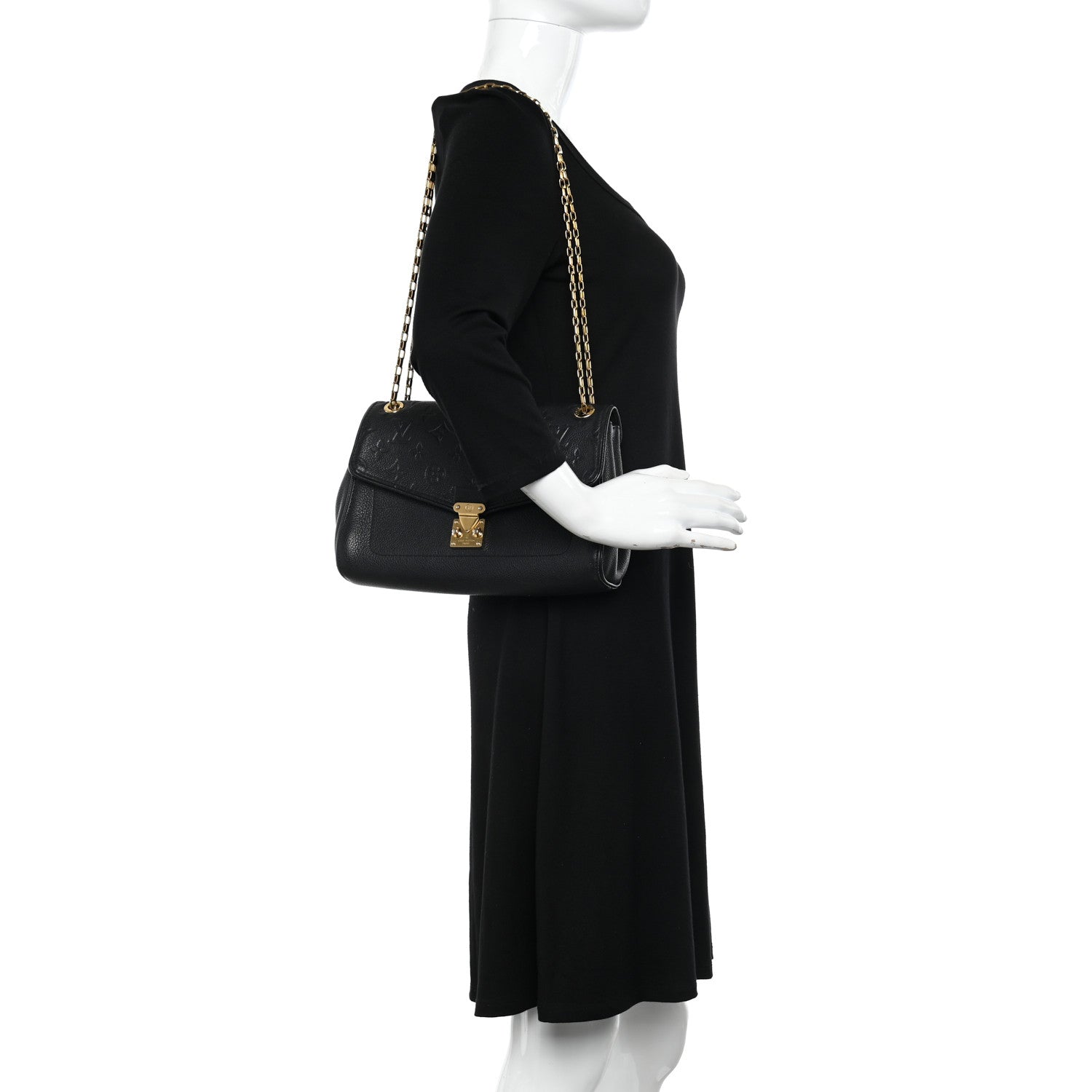 Louis Vuitton Empreinte Pochette Saint Germain Black 2 of 10