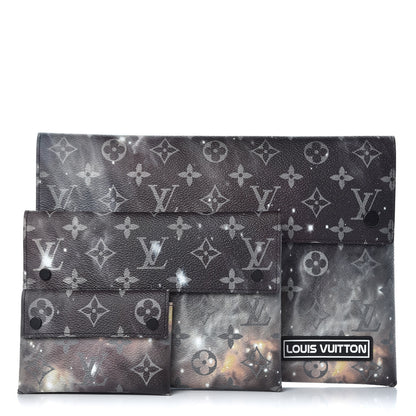 Louis Vuitton Monogram Galaxy Pochette Alpha Triple 1 of 8
