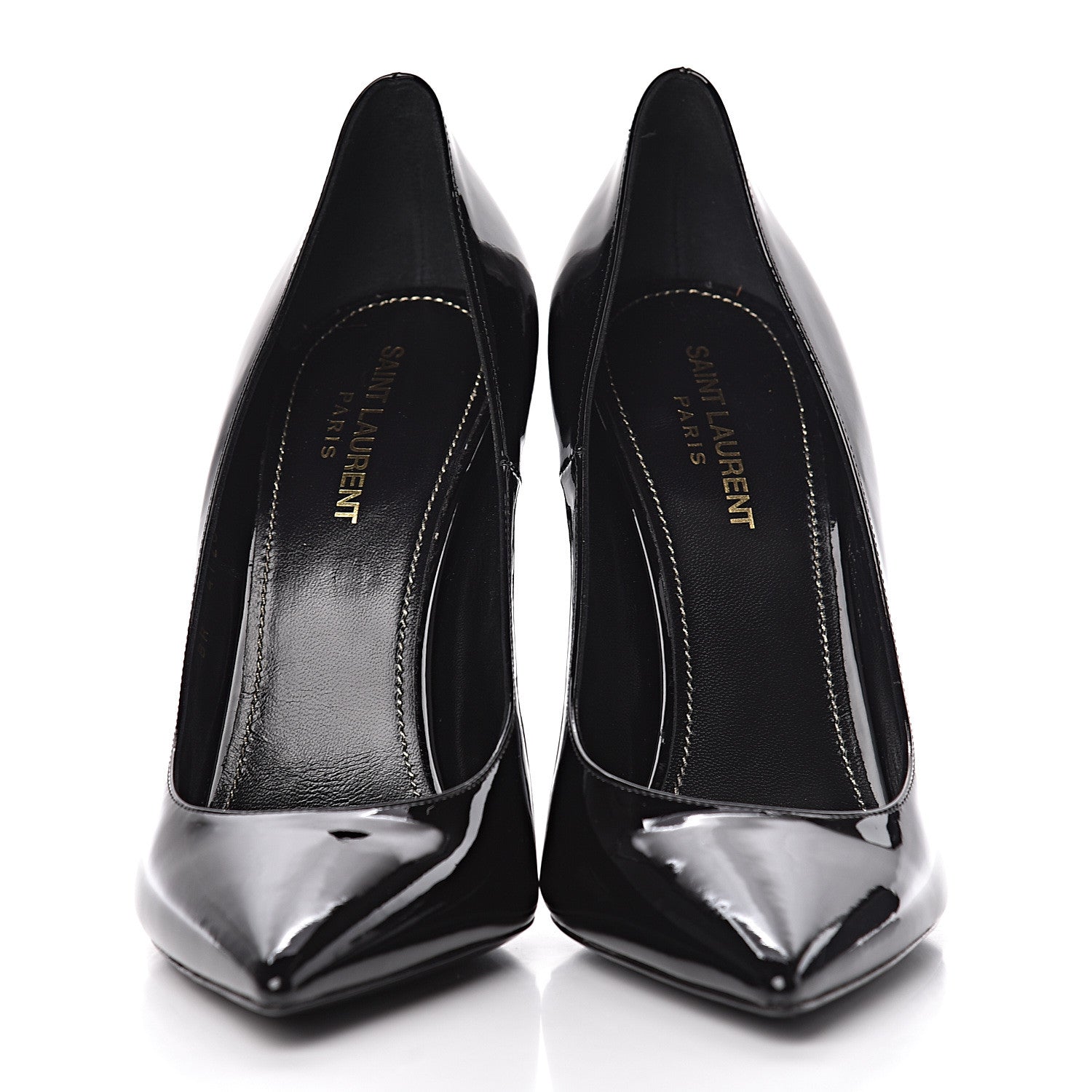 Saint Laurent Patent Opyum 110 Pumps 41 Black 2 of 10