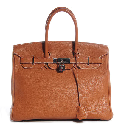 Hermes Togo Birkin 35 Gold 1 of 10