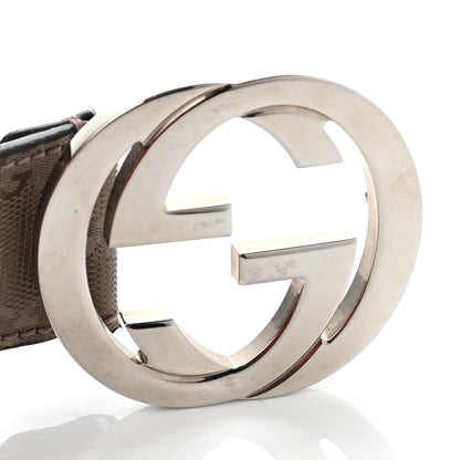 Gucci Imprime Monogram Interlocking G Belt 84 34 Mauve 8 of 8