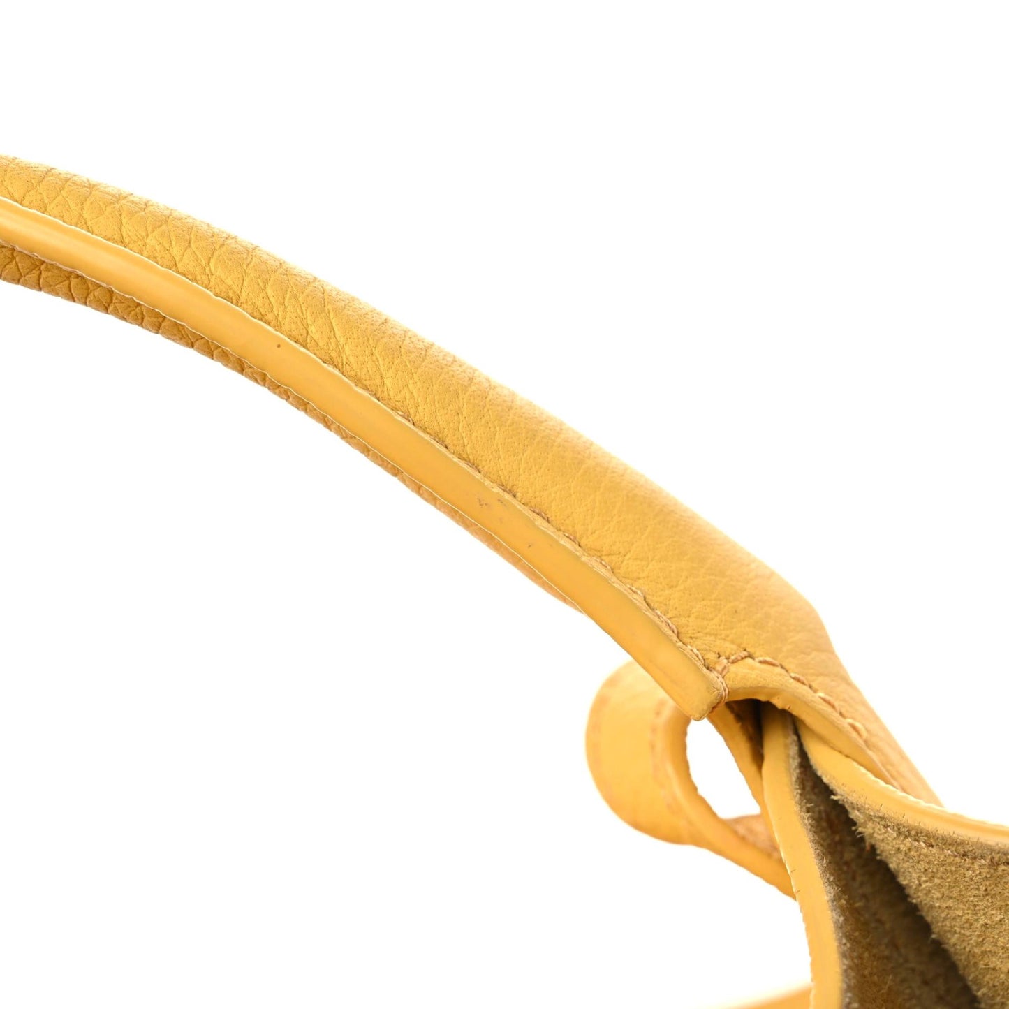 Supple Grained Calfskin Small Big Bag Sunflower