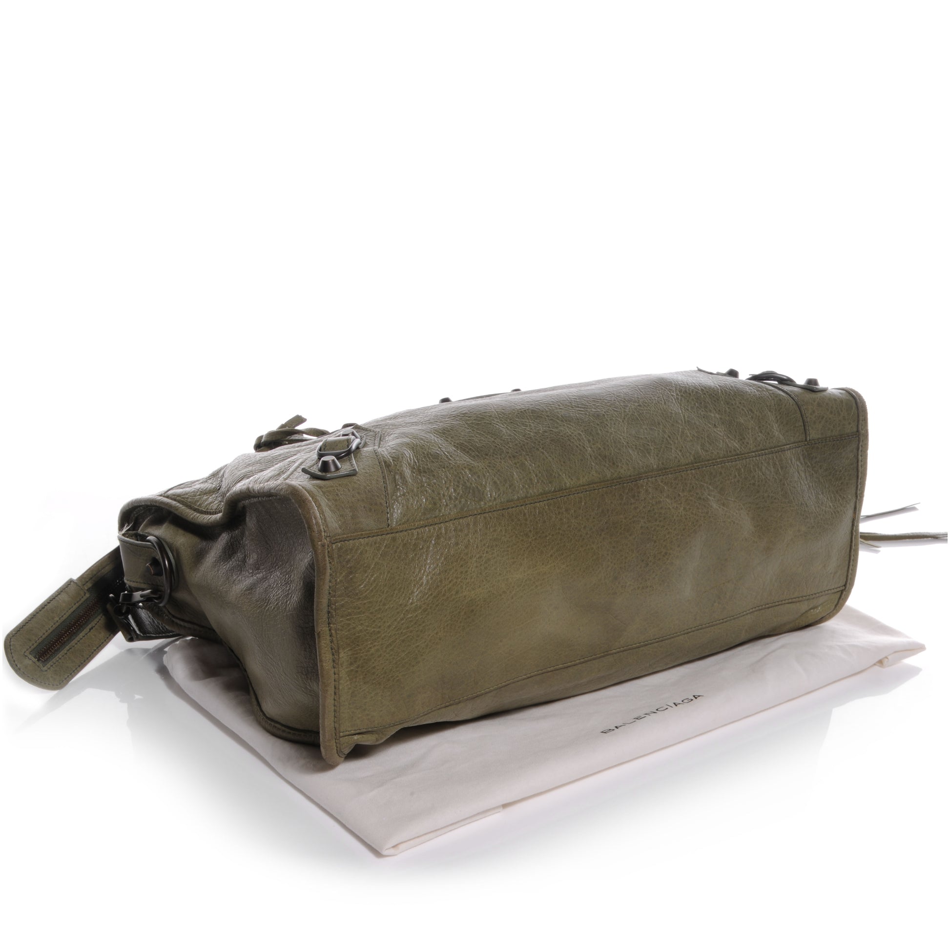 Balenciaga Agneau City Vert Militaire 4 of 9