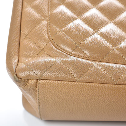 Chanel Caviar Quilted Grand Shopping Tote GST Beige 17 of 21