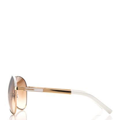 Gucci Aviator Sunglasses 1827/S White Gold 3 of 6