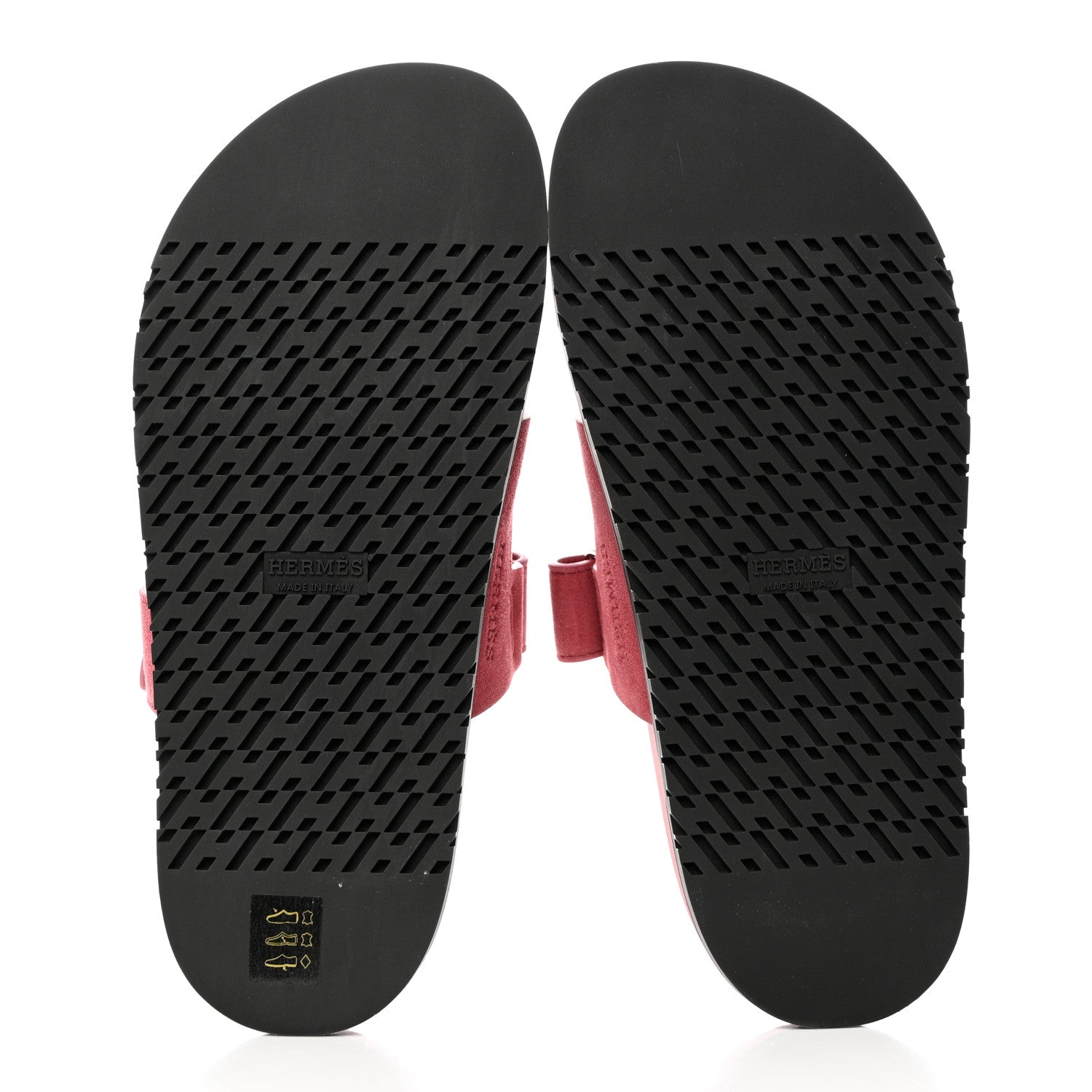 Hermes Suede Goatskin Womens Chypre Sandals 38 Rose Aphrodite 5 of 9