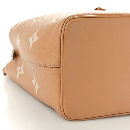 Louis Vuitton Empreinte Monogram Giant Neonoe MM Arizona Beige 9 of 11