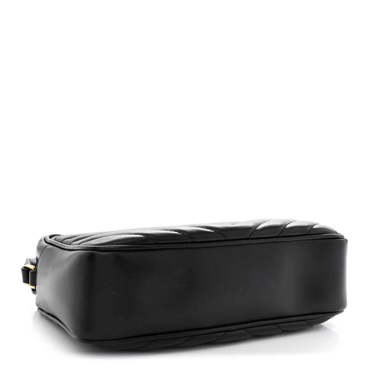 Calfskin Matelasse Monogram Lou Camera Bag Black