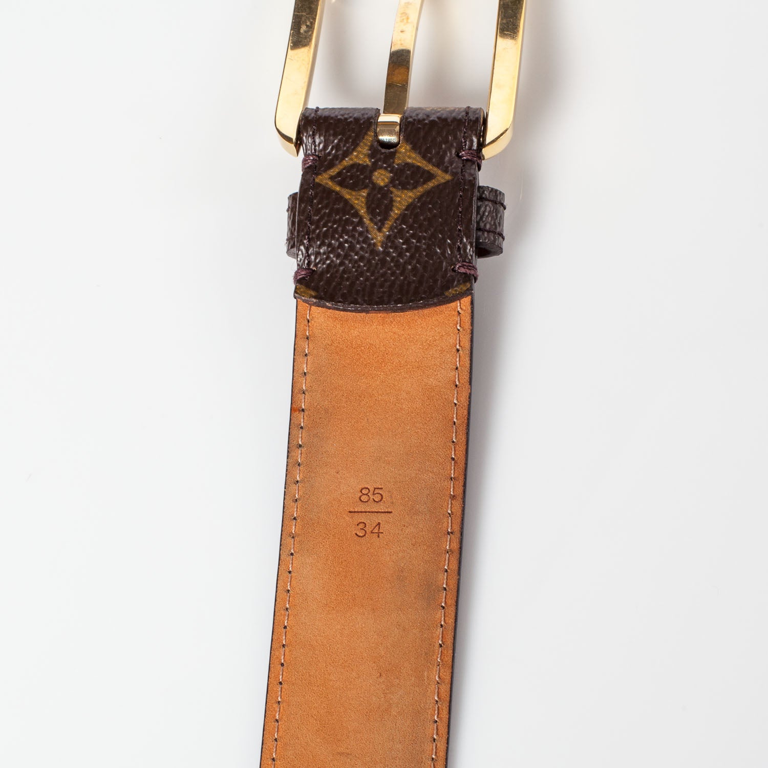Louis Vuitton Monogram Ellipse Belt 85 34 6 of 7