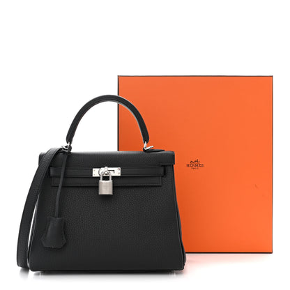 Hermes Togo Kelly Retourne 25 Black 12 of 12