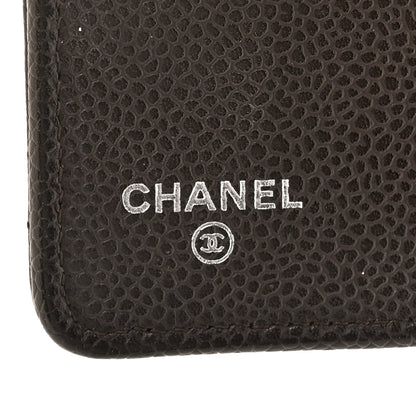 Chanel Caviar Quilted Large Agenda Cover Dark Brown 8 of 13