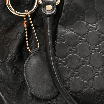 Gucci Guccissima Medium Sukey Top Handle Tote Black 11 of 14