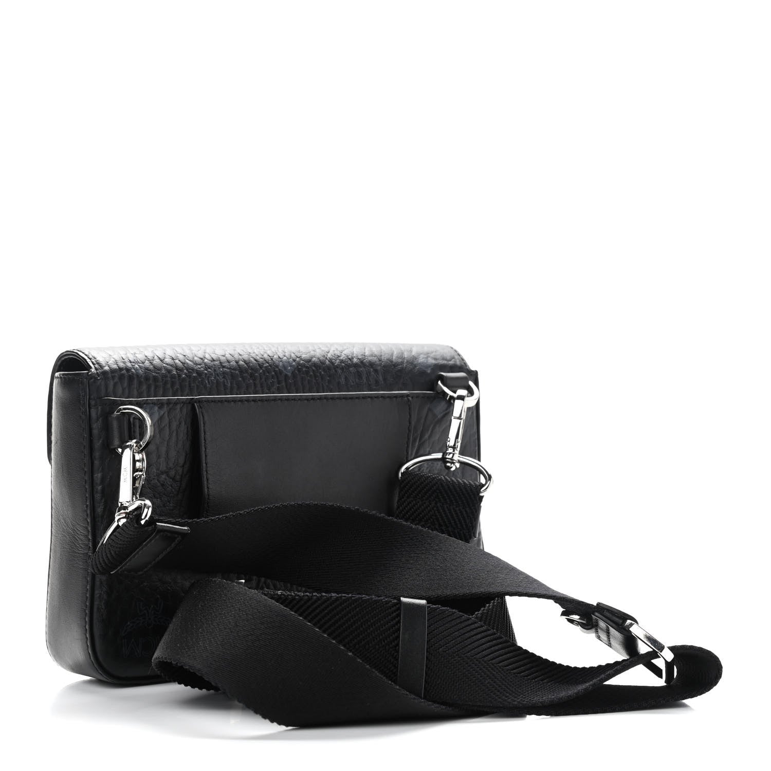 MCM Visetos Millie Crossbody Black 3 of 12