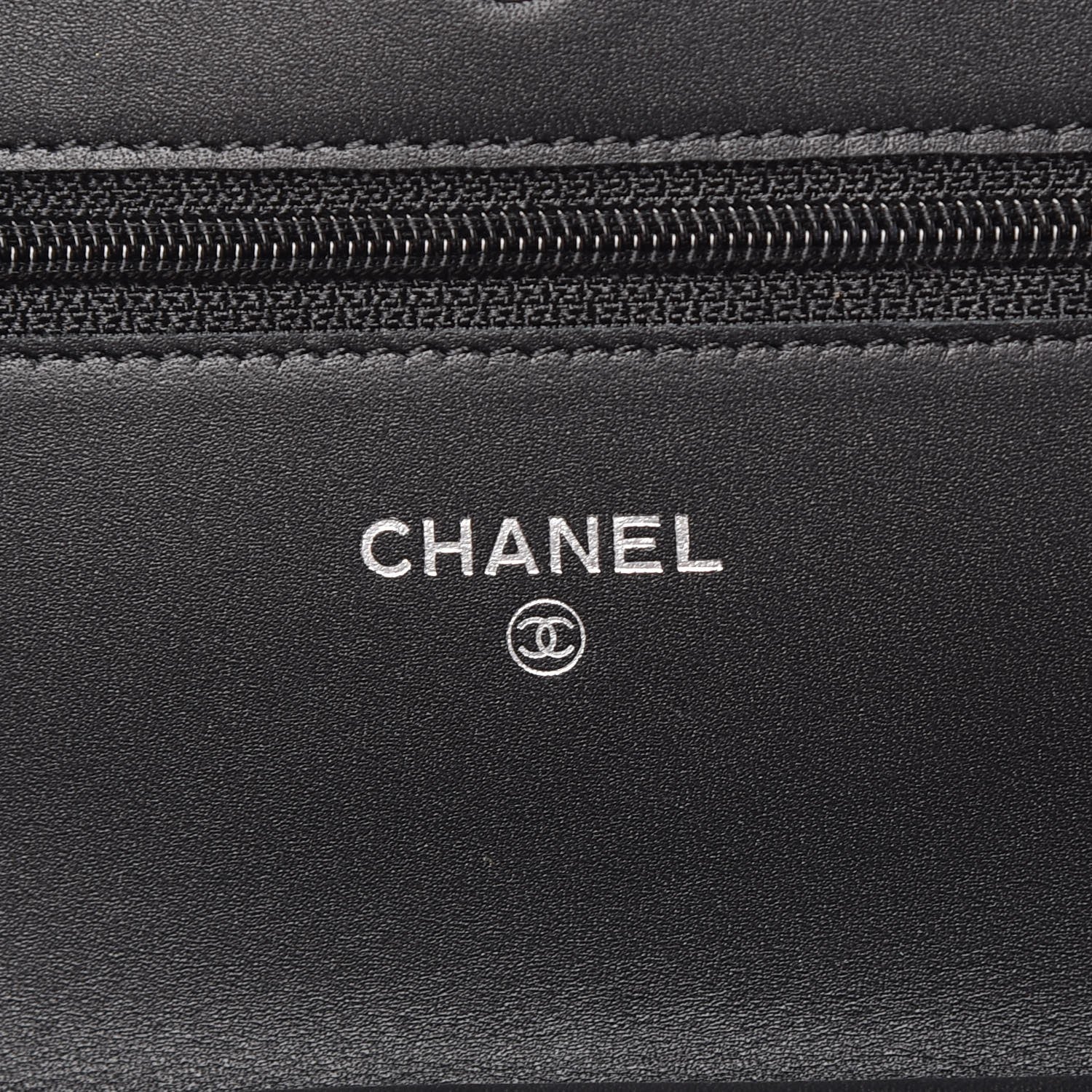 Chanel Caviar Timeless CC Wallet On Chain WOC Black 6 of 9