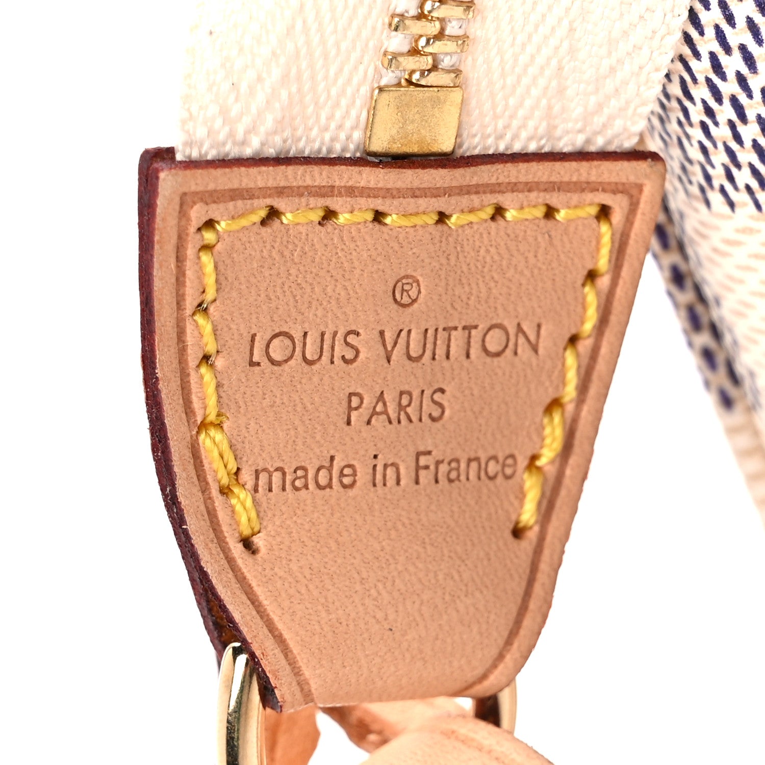 Louis Vuitton Damier Azur Pochette Accessories NM 7 of 10