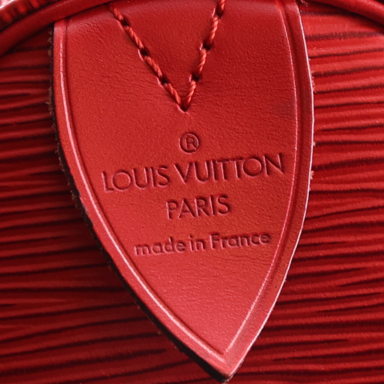 Louis Vuitton Epi Speedy 30 Castillan Red 6 of 12