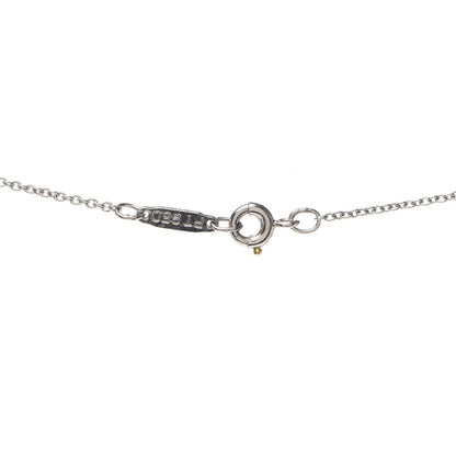 Tiffany Platinum Diamond .17ct Solitaire Pendant Necklace 4 of 5
