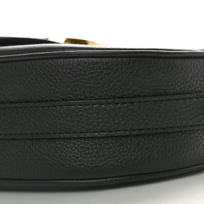 Louis Vuitton Grained Calfskin LV Pont 9 Soft PM Black 9 of 11