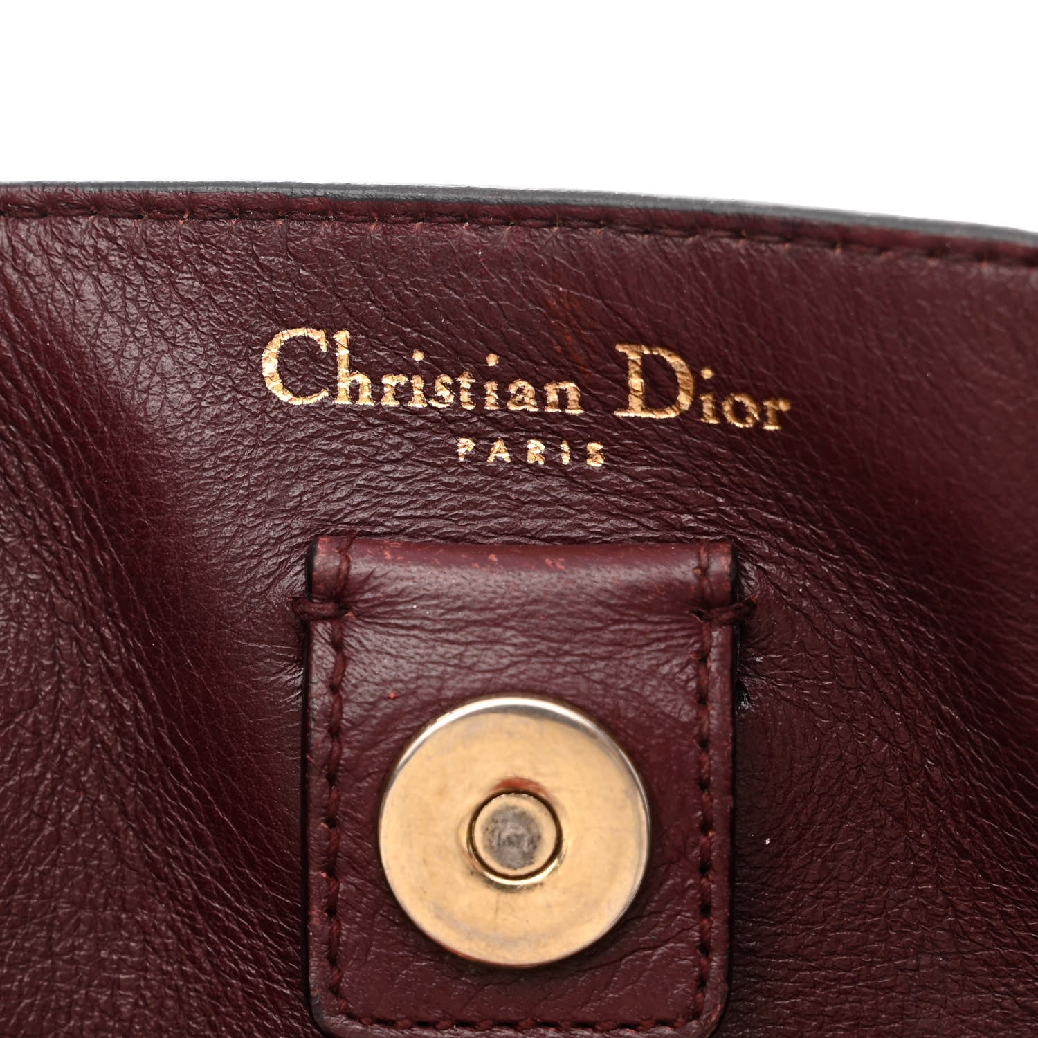 Christian Dior Calfskin Medium Diorissimo Tote Red 8 of 19