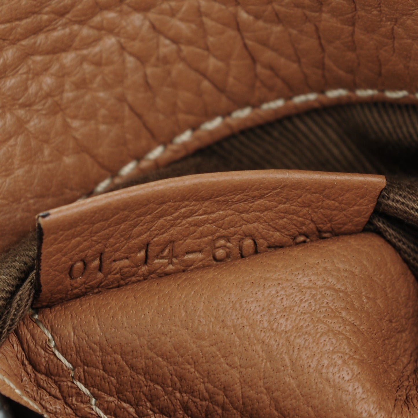 Calfskin Mini Marcie Round Crossbody Bag Nut