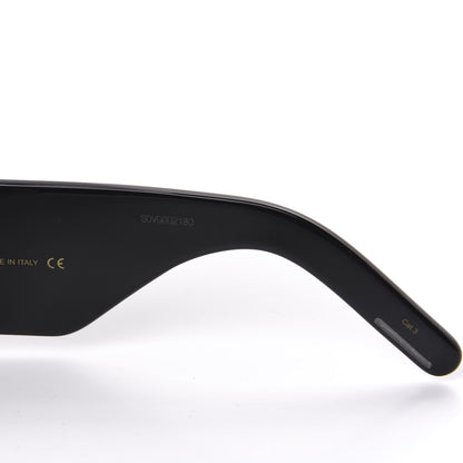Gucci Acetate Rectangular Flap GG0543S Sunglasses White Black 7 of 10