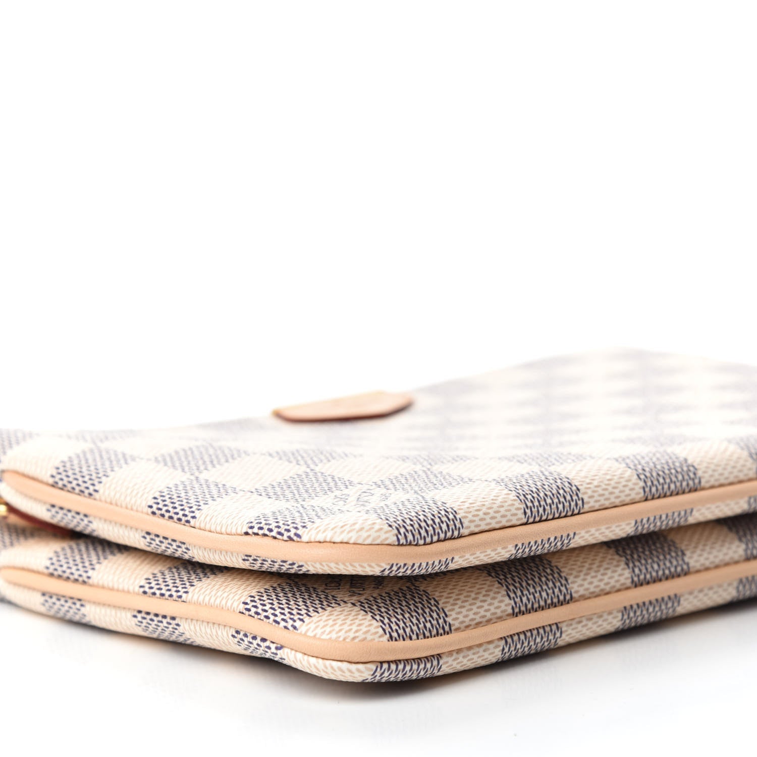 Louis Vuitton Damier Azur Double Zip Pochette 6 of 10