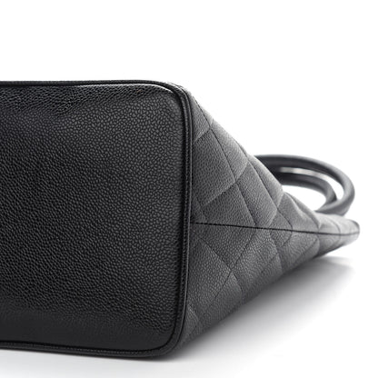 Chanel Caviar Quilted Medallion Tote Black 9 of 10