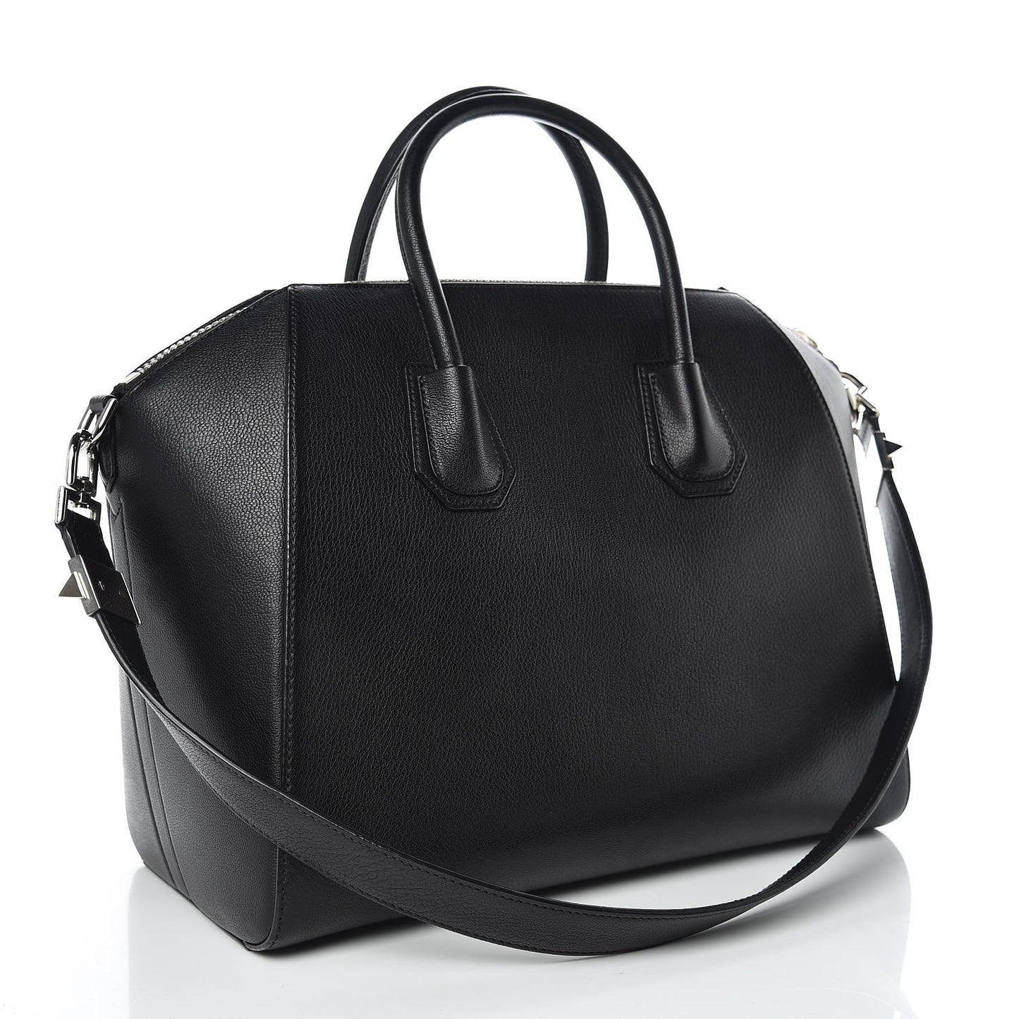 Sugar Goatskin Medium Antigona Black
