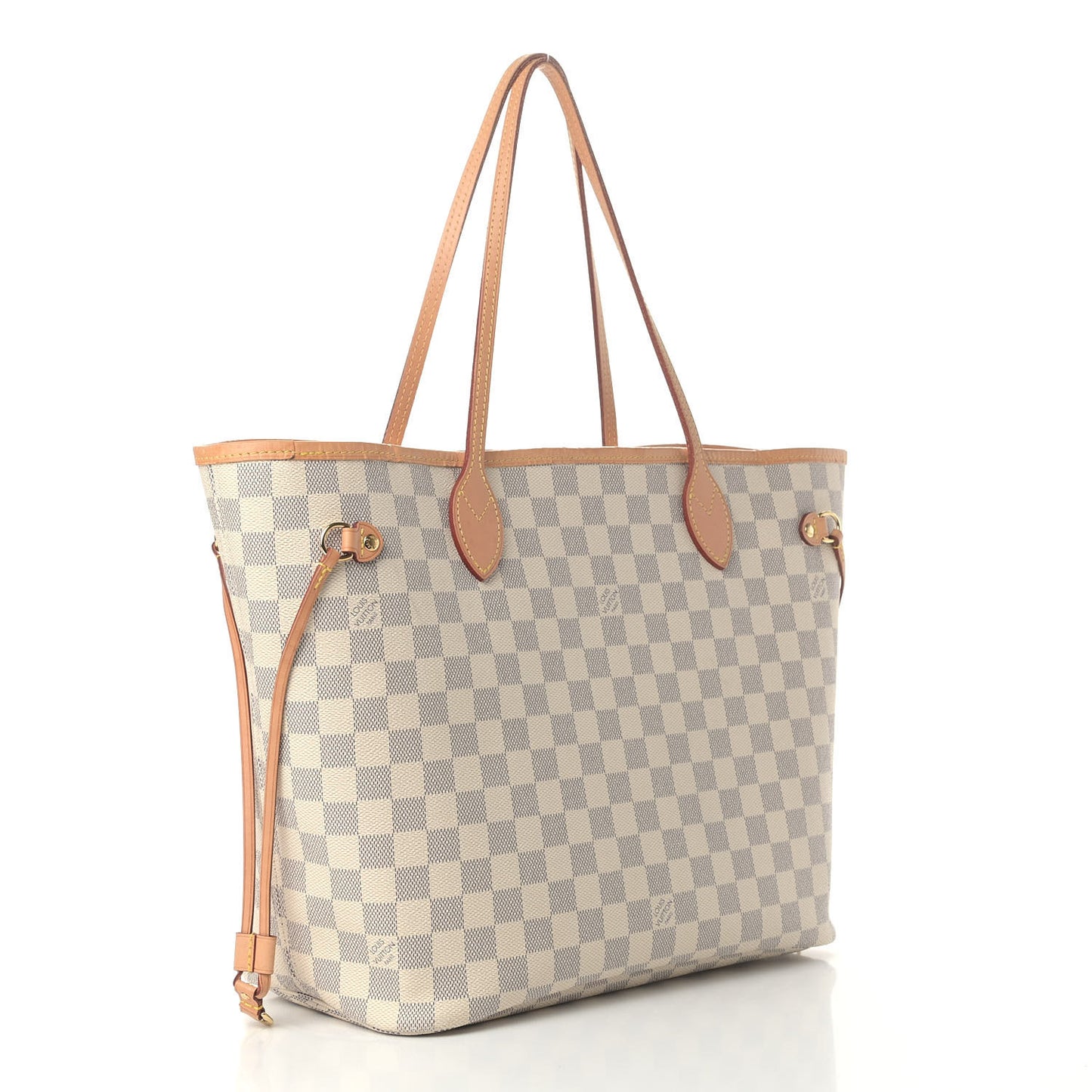 Damier Azur Neo Neverfull MM Rose Ballerine