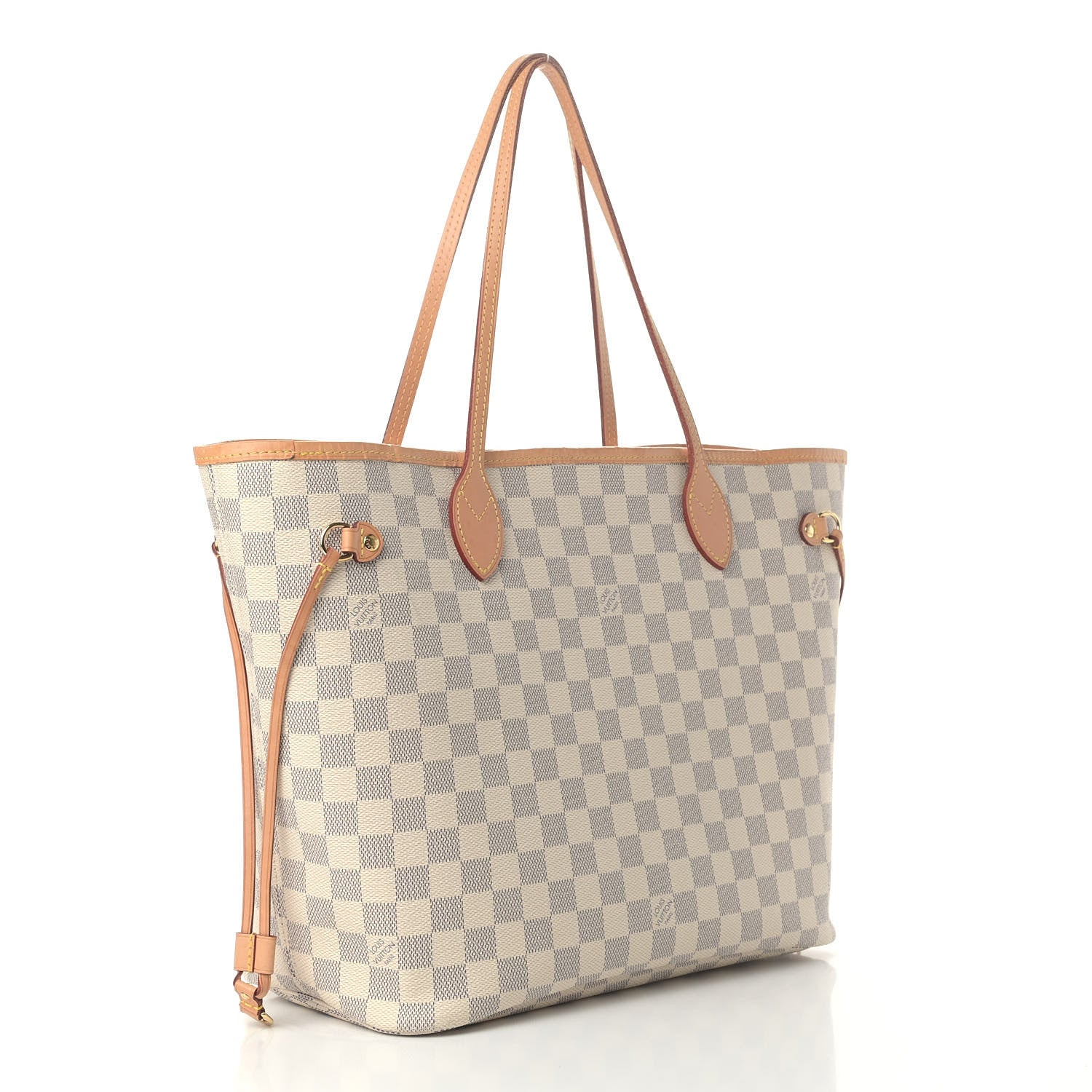 Louis Vuitton Damier Azur Neo Neverfull MM Rose Ballerine 3 of 13