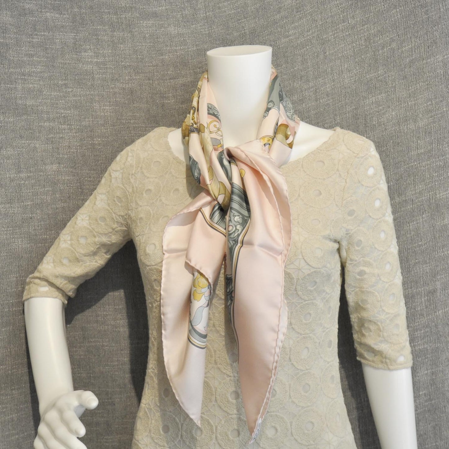 Silk Copeaux Scarf 90
