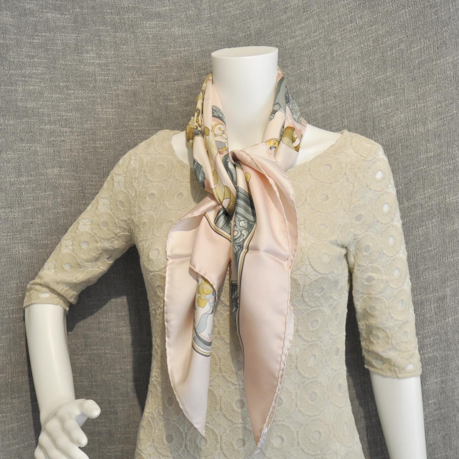 Hermes Silk Copeaux Scarf 90 3 of 5