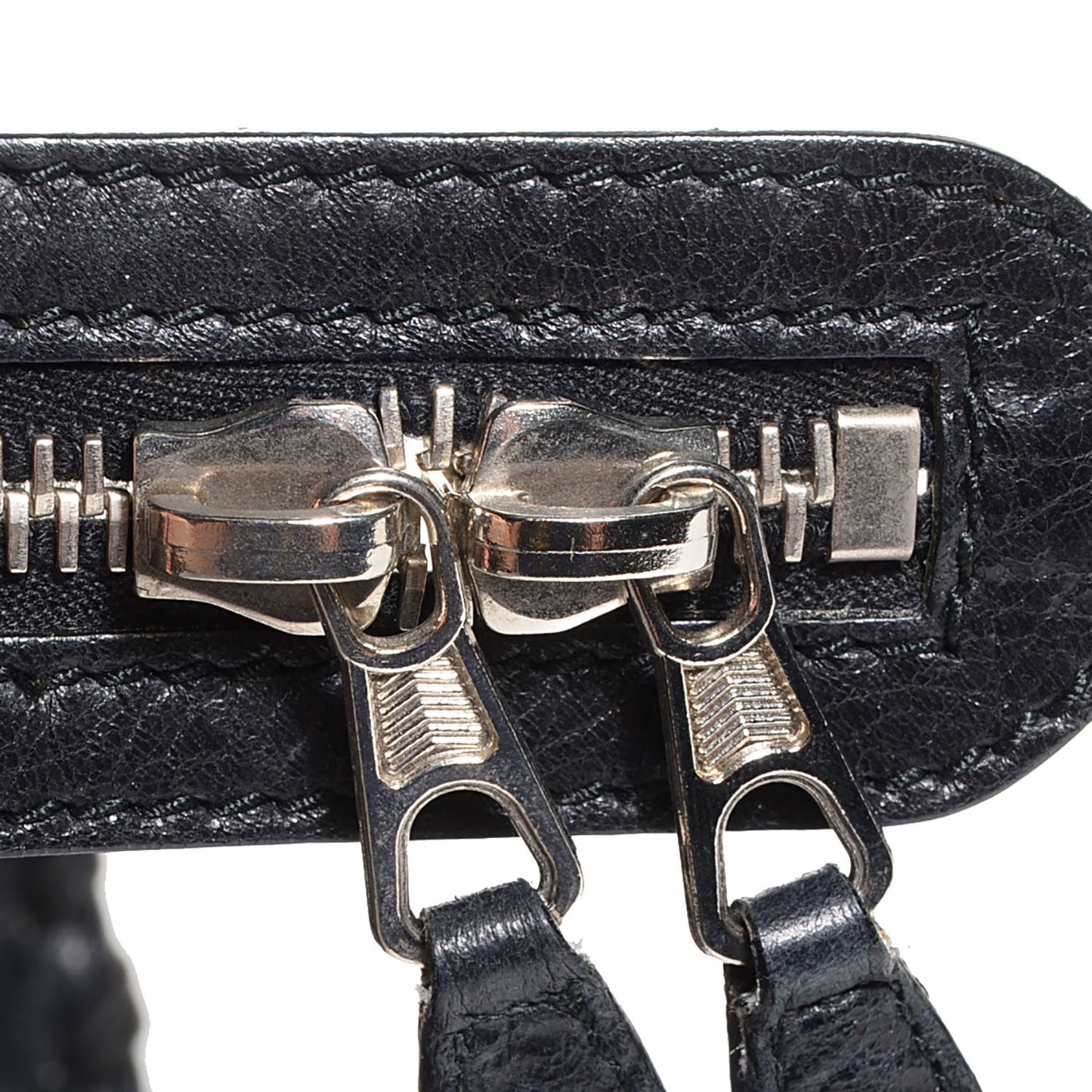 Agneau Giant 21 Silver Hardware Part Time Black