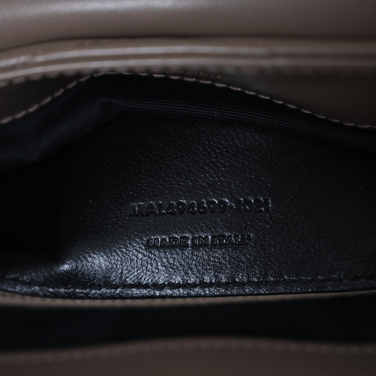 Saint Laurent Calfskin Y Quilted Monogram Small Loulou Chain Satchel Dark Beige 8 of 15