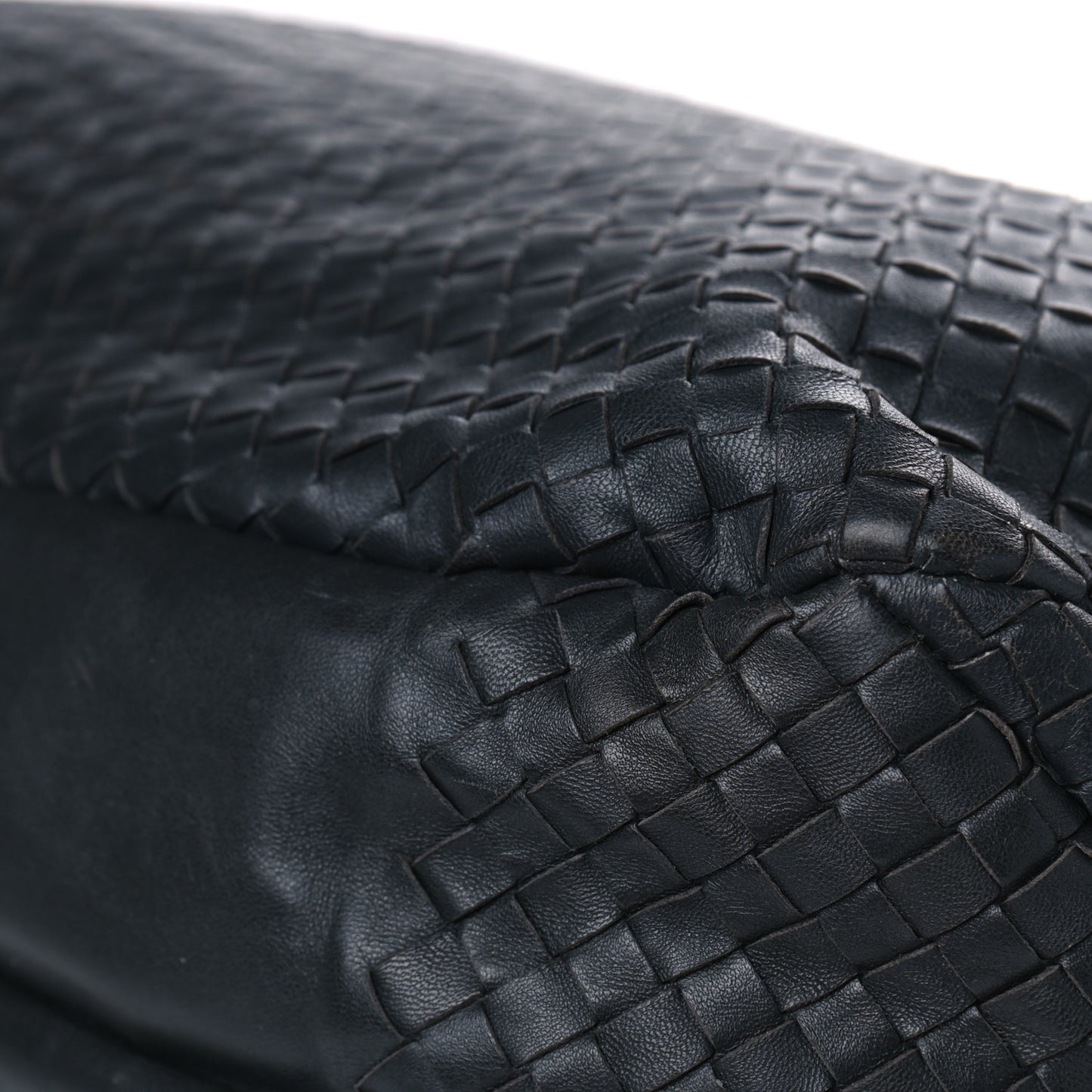 Nappa Intrecciato Large Campana Black
