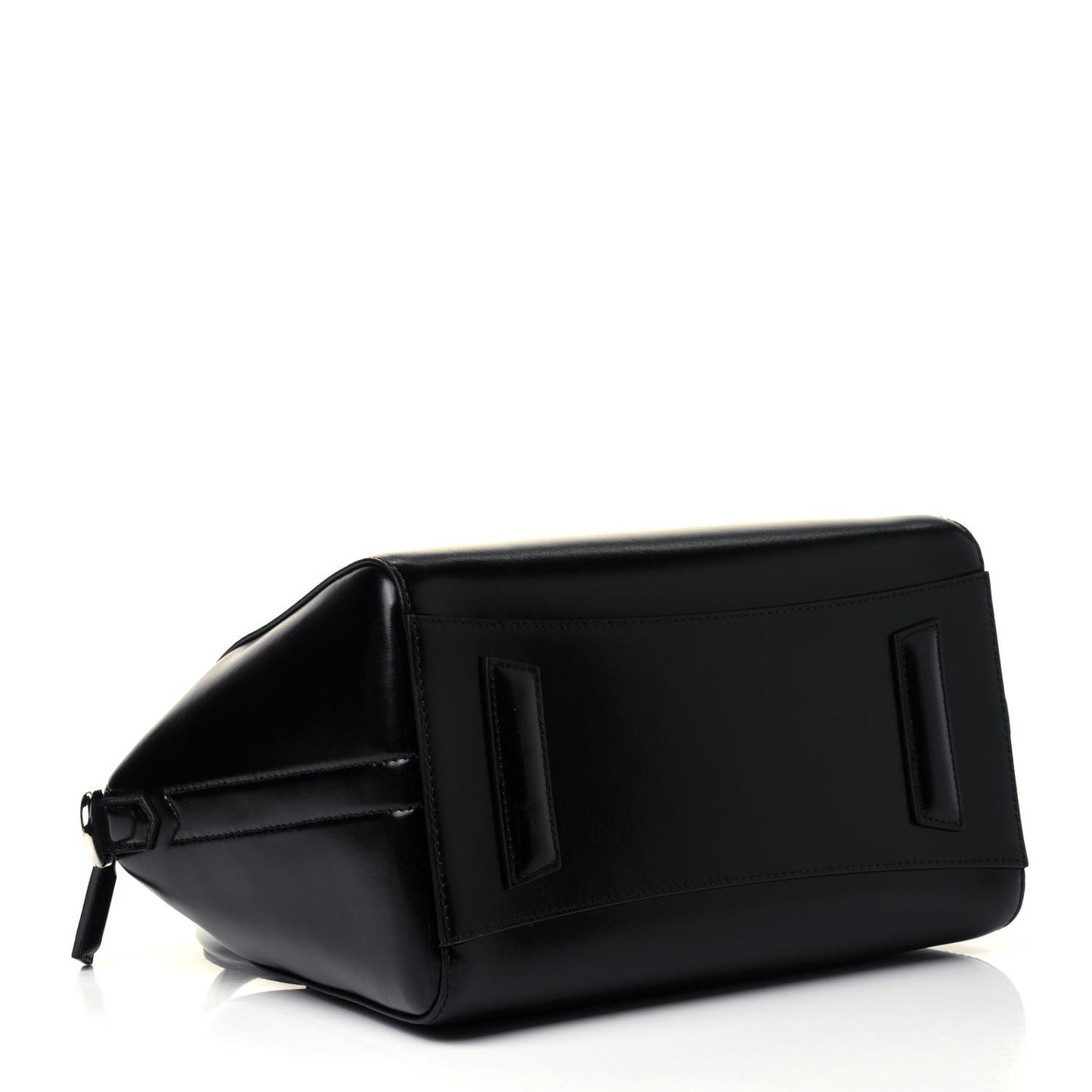Shiny Lord Calfskin Small Antigona Black