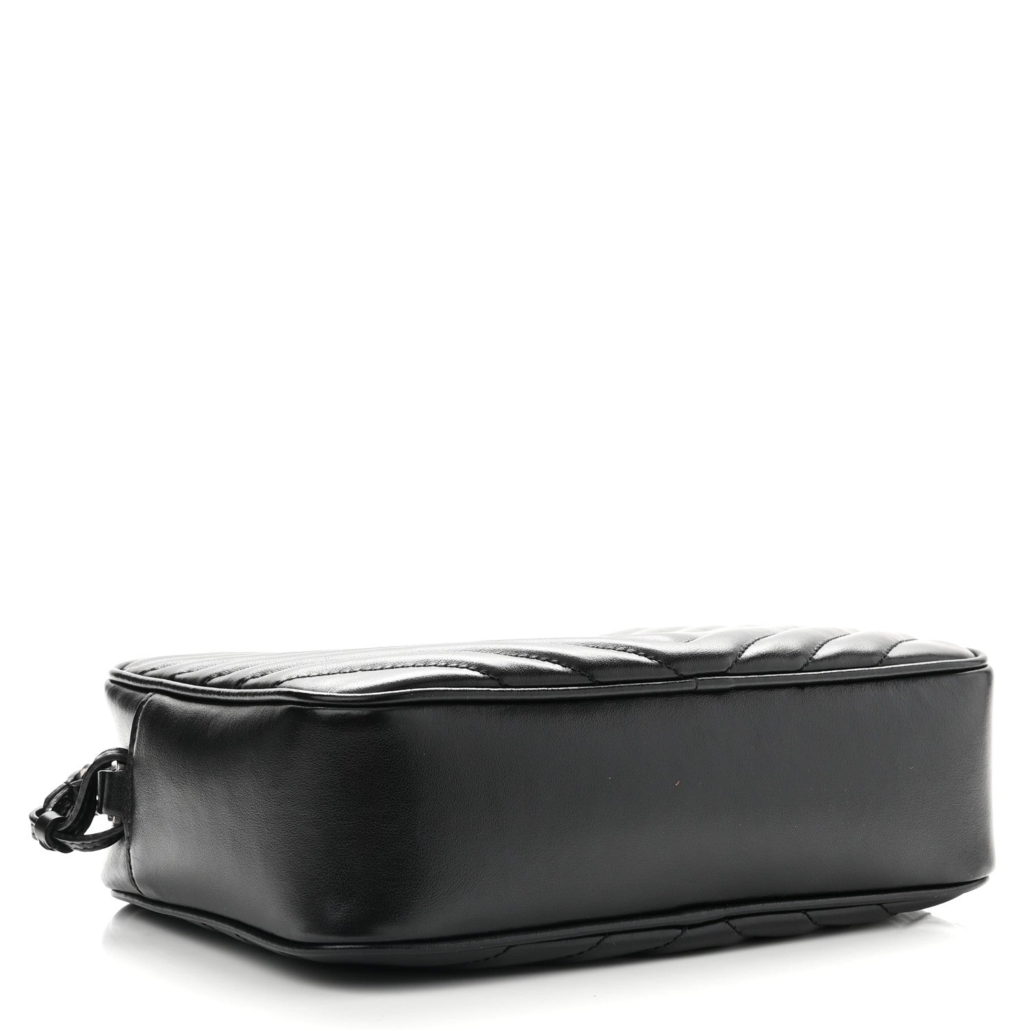 Saint Laurent Calfskin Matelasse Monogram Lou Camera Bag Black 3 of 7