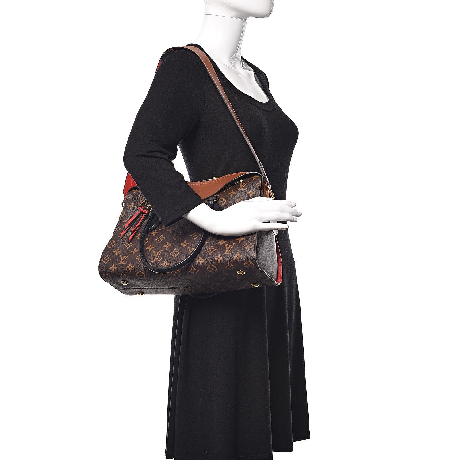 Louis Vuitton Monogram Tuileries Caramel Rouge 2 of 10
