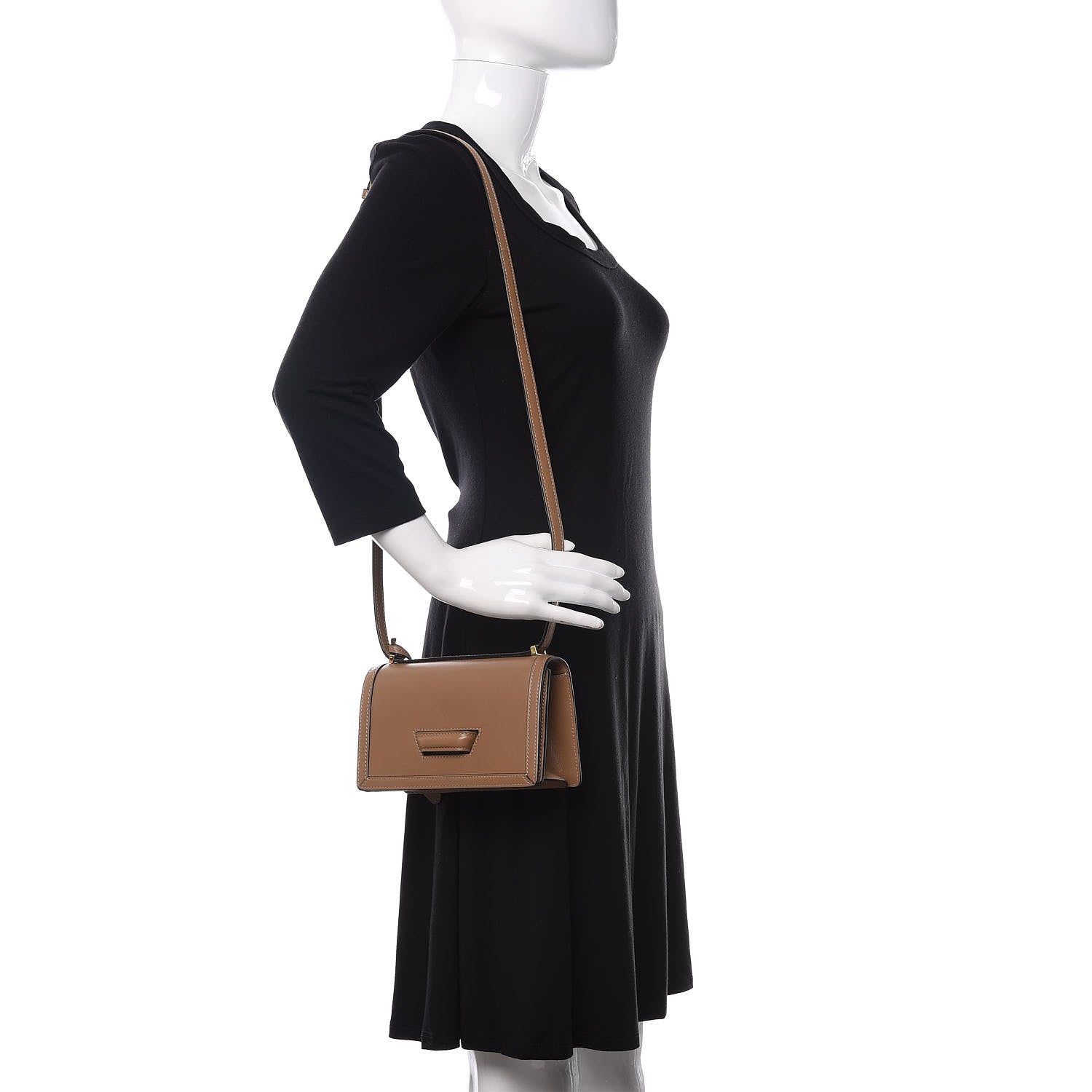 Loewe Calfskin Small Barcelona Shoulder Bag Mink 2 of 13