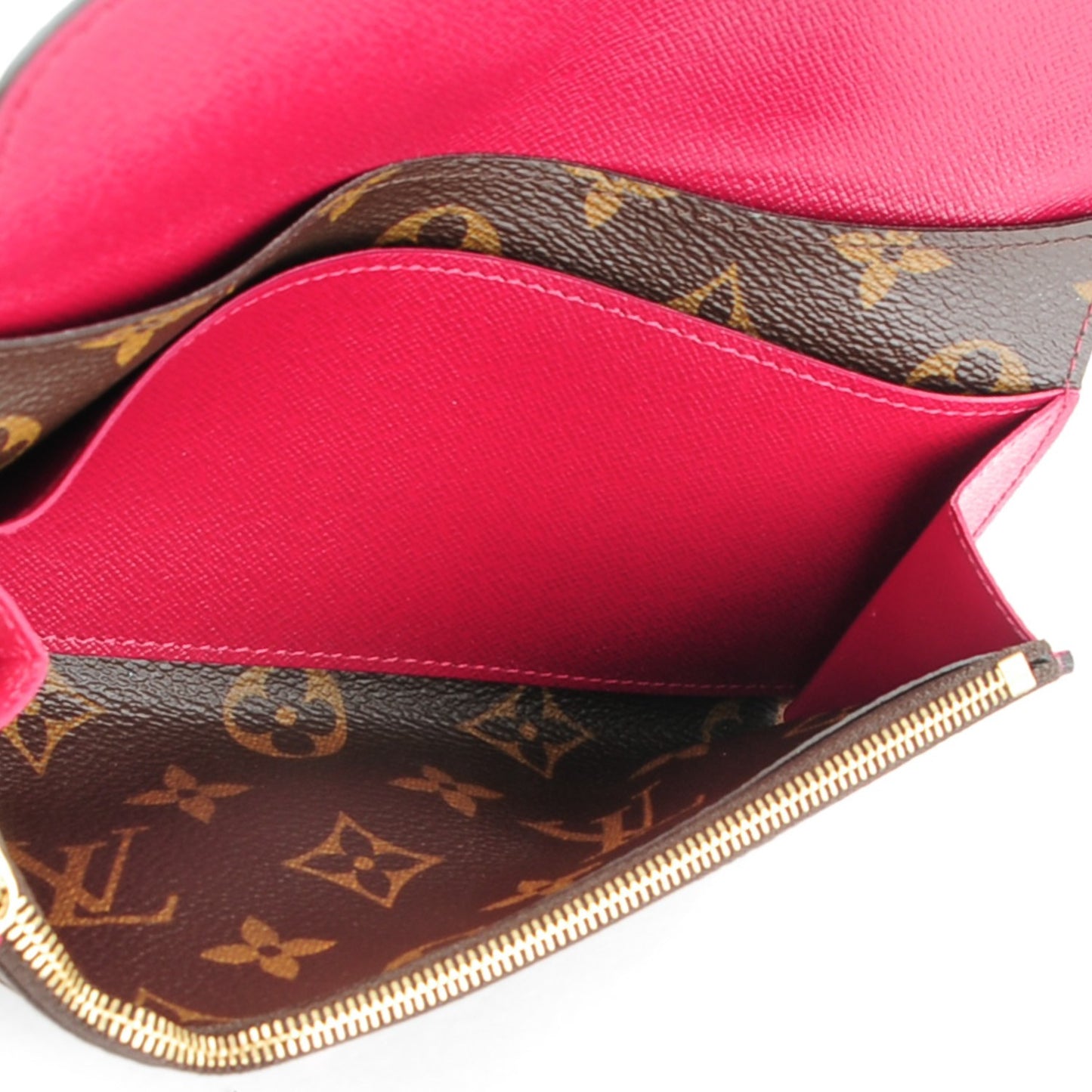 Monogram Emilie Wallet Fuchsia