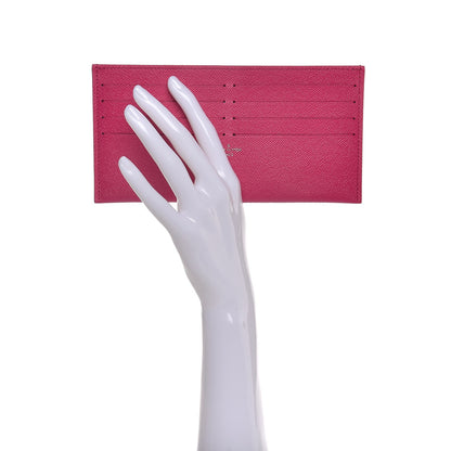 Louis Vuitton Calfskin Felicie Card Holder Insert Hot Pink 2 of 6