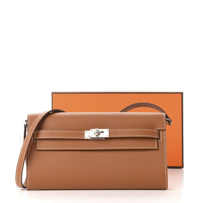 Hermes Epsom Kelly Wallet To Go Gold 10 of 10