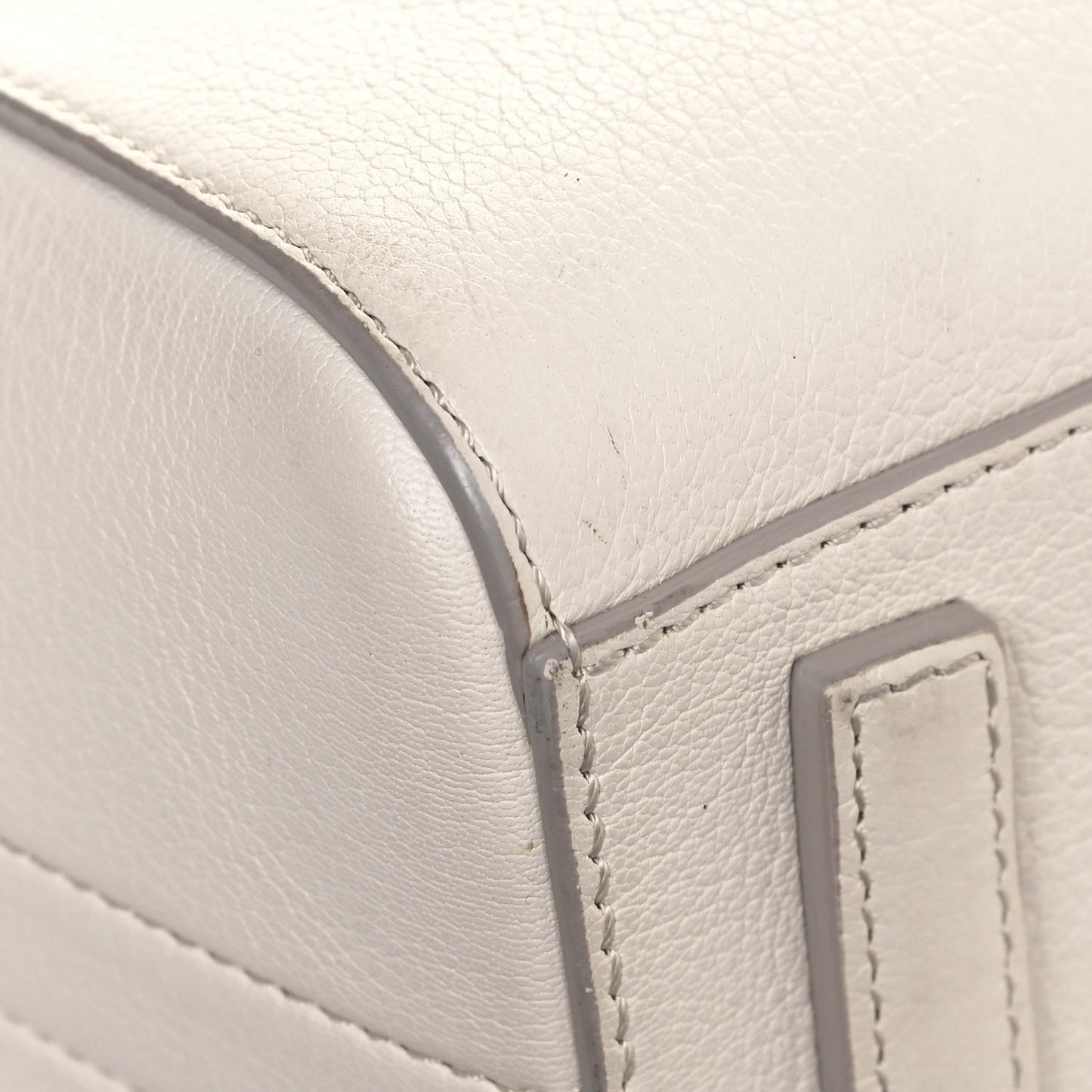 Sugar Goatskin Mini Antigona White