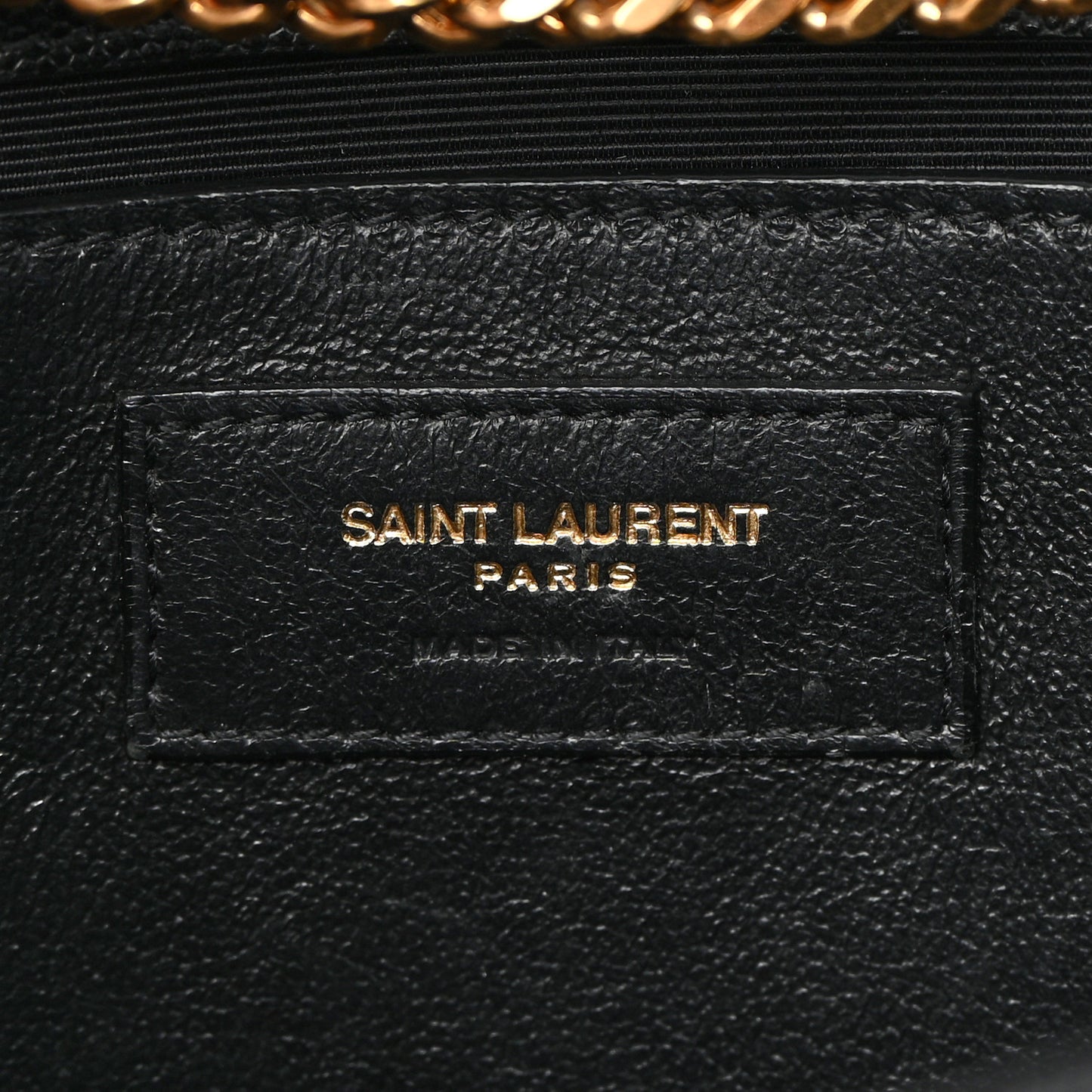 Grain De Poudre Medium Classic Monogram Kate Satchel Black