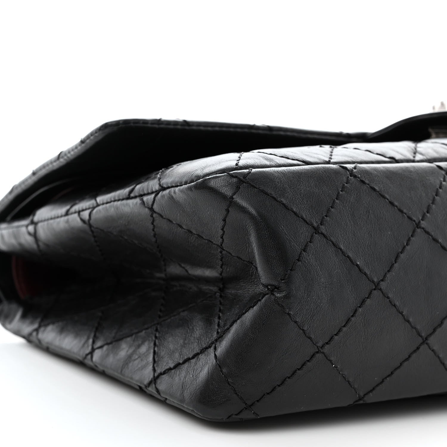Chanel Aged Calfskin Quilted 2.55 Reissue 226 Flap Black 9 of 13
