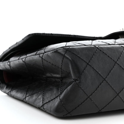 Chanel Aged Calfskin Quilted 2.55 Reissue 226 Flap Black 9 of 13