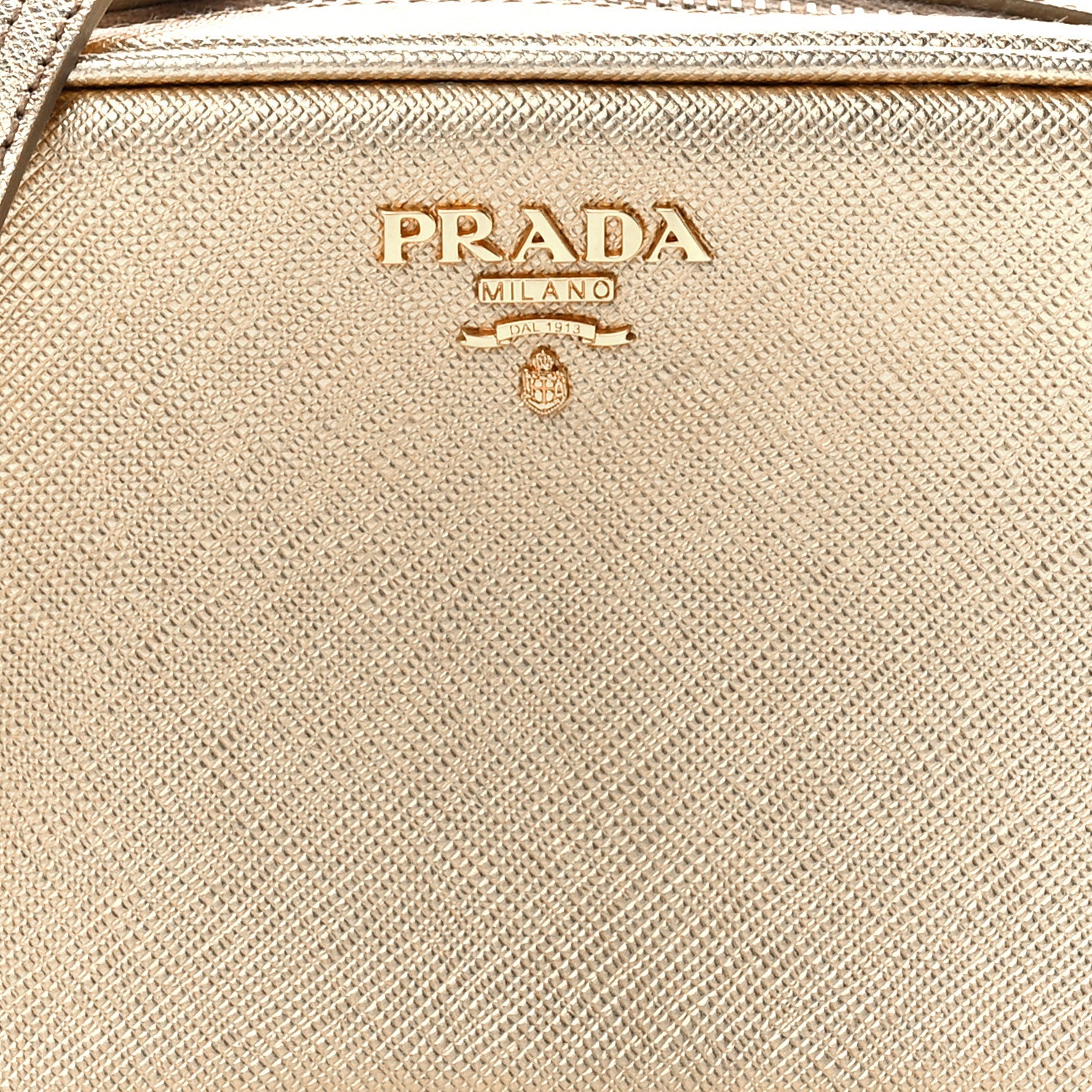 Prada Metallic Saffiano Mini Camera Crossbody Platino 8 of 11