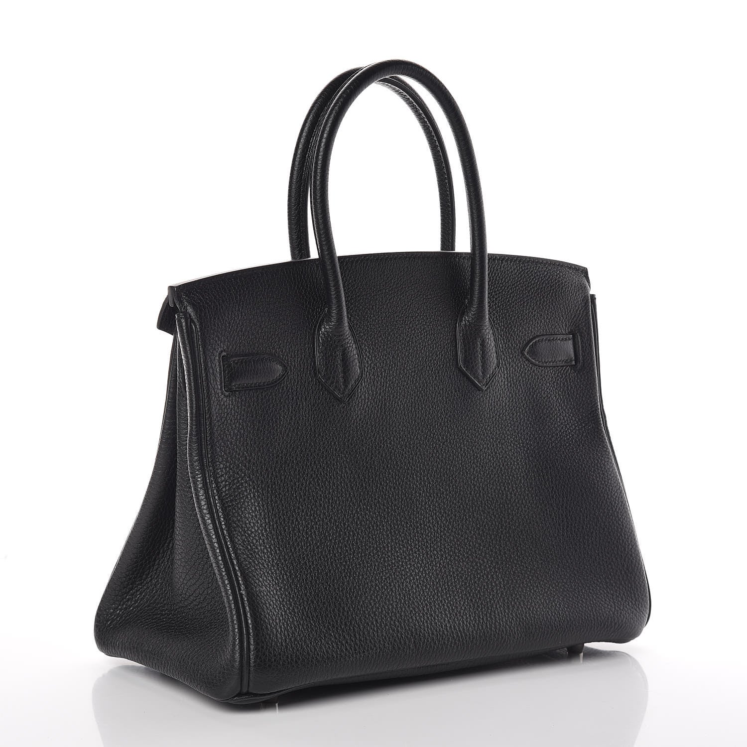 Hermes Taurillon Clemence Birkin 30 Black 3 of 11