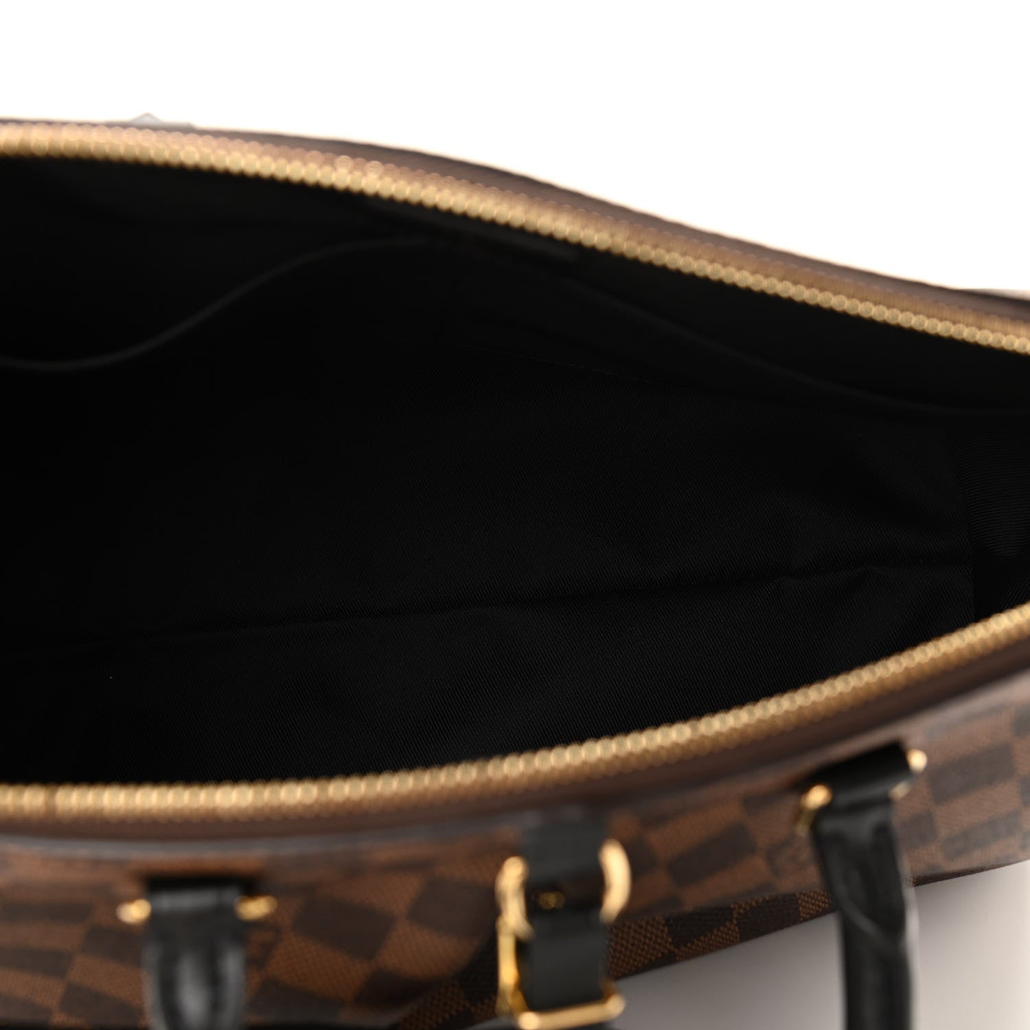 Louis Vuitton Damier Ebene Odeon Tote MM Black 5 of 9