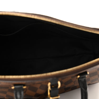 Louis Vuitton Damier Ebene Odeon Tote MM Black 5 of 9